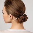 thumbnail image 4 of SUTENGDA 10 Pcs Barrettes for Fine Hair Sticks Jewelry Making Golden, 4 of 8