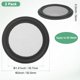 thumbnail image 3 of Uxcell 2-Pack 80 Mesh Junta Sanitaria FKM de 1.5 Pulgadas con Pantalla de Acero Inoxidable Tri-clover Junta Negra, 3 of 6