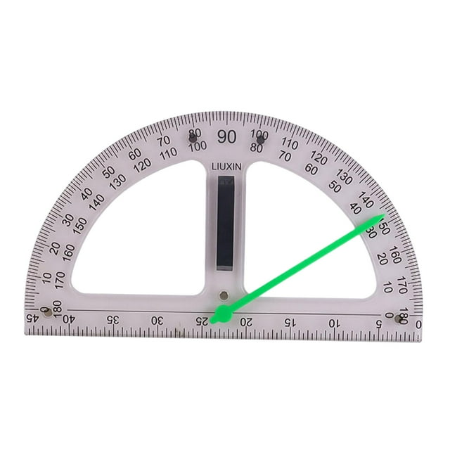 Ruiboury Grande Règle de Géométrie Mathématique Règle d'Enseignement Noire pour Tableau Blanc Rapporteur Clair