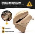 thumbnail image 5 of Sogetch Steel Toe Boots for Men Women Comfortable Lightweight Work Boots Indestructible Safety Shoes, 5 of 7