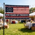 thumbnail image 6 of Us 250 Flag – 250th Anniversary USA Double Sided 3-Ply Outdoor Flag, We The People 1776-2026 Patriotic Yard & House Banner for 4th of July (3X5), 6 of 6
