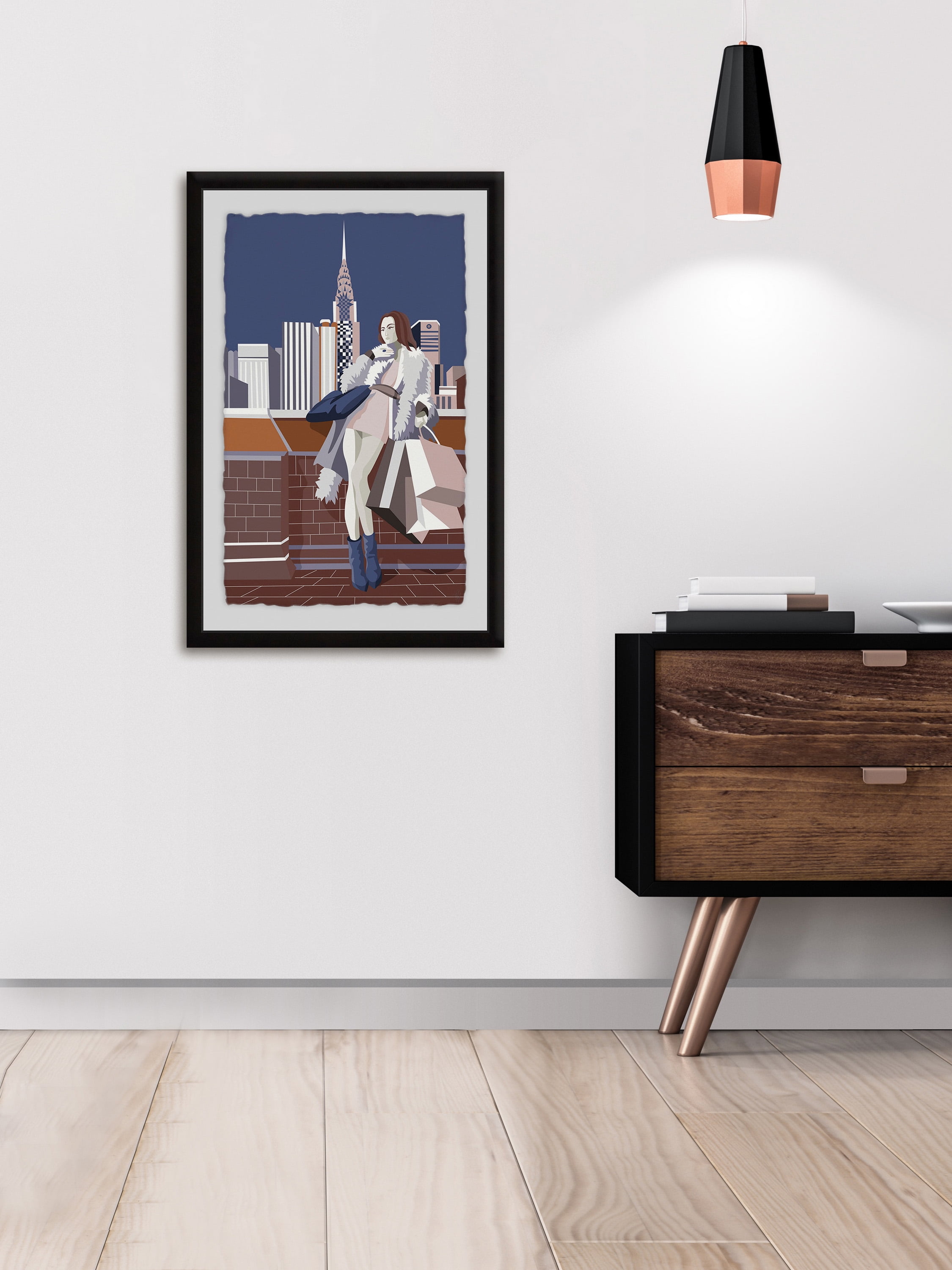 Empire Fashion Ii Framed Painting Art Print, 20.00" x 1.50"