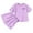 Z-Purple68, variant on JIAYUE Girls Summer 2 Piece Outfit Sets Short Sleeve Round Neck Bow Embroidery Oversized Top And Elastic Waist Shorts Cozy Versatile Clothing Set For Kids 2-14 Years Old