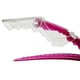 thumbnail image 2 of 6 piezas/juego de pinzas de plástico transparente para peluquería, pasadores para seccionar el cabello, pinzas de cocodrilo antideslizantes para salón de bricolaje, 2 of 5