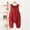 Red, variant on Overalls for Boys Wide-Leg Corduroy Overalls Sleeveless Jumpsuit 18-24 Months Toddler Girl Clothes