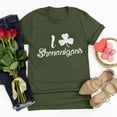 thumbnail image 4 of Kayannuo Hauts pour Femmes Liquidation Chemises pour Femmes St. Patrick's Day Mode Féminine Col Rond Imprimé Manches Courtes T-shirt Décontracté Ample, 4 of 4