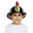 thumbnail image 1 of Kid's Black Light Up and Sound Fire Chief Helmet, 1 of 6