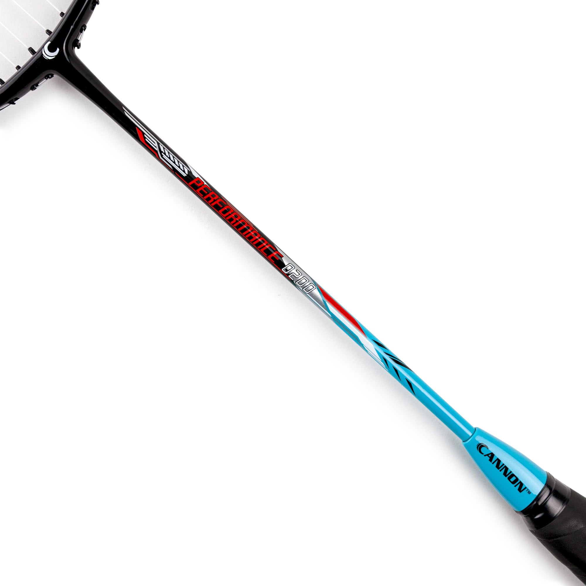 Cannon Sports Badminton Racket Set Includes 2 Racquets, 6 Shuttlecocks, Carry Bag Perfect for Backyard, Beach, Park Play (White)