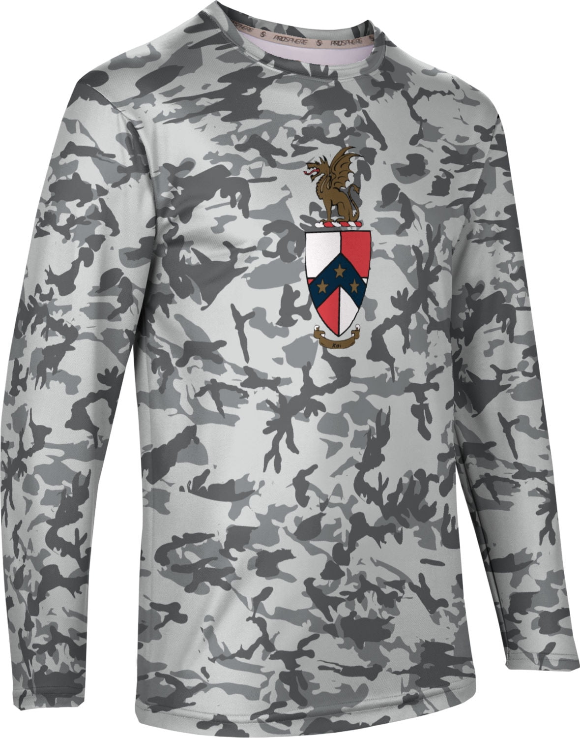 ProSphere Men/'s Beta Theta Pi F Camo Long Sleeve Tee