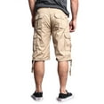 thumbnail image 4 of G-Style USA Men's Rip-stop Belted Cargo Shorts 9AP30 - Solid Khaki - 40, 4 of 5