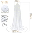 thumbnail image 2 of Dome Mosquito Net, Single/double Bed Mosquito Net, Canopies Mosquito Net, Child Bed Mosquito Net, Canopy Bed Mosquito Net, Large Dome Mosquito Net Bed, 2 of 3
