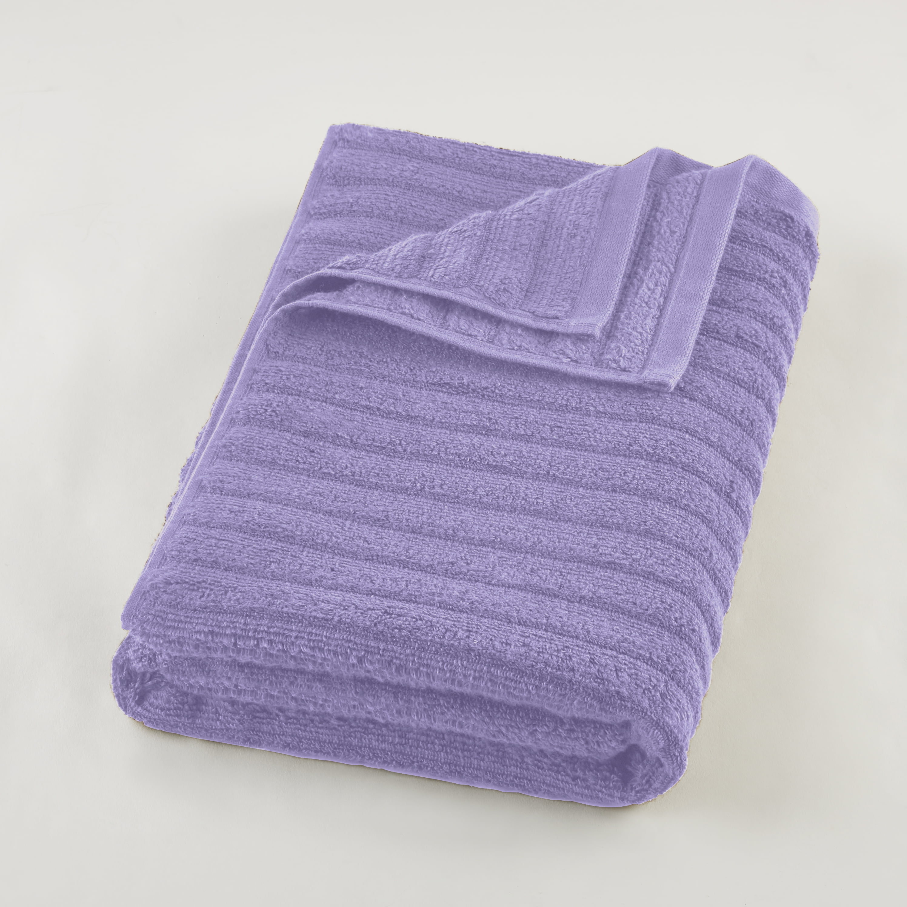 Mainstays Performance Textured Bath Towel, 54" x 30", Iris Whisper
