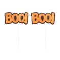thumbnail image 3 of Opvise 2Pcs Cake Edge Card Funny Eye-catching Increase Atmosphere Happy Halloween Baking Cake Topper C, 3 of 8