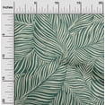 thumbnail image 2 of oneOone Tissu Polyester Lycra Vert Foncé Feuilles Matériel de Robe Tissu Imprimé Tissu au Mètre 56 Pouces de Large, 2 of 5