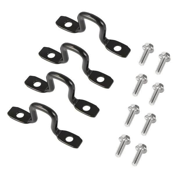 Toutek 4pcs Pickup Truck Bed Steel Tie Down Anchors With 8 Bolts Universal Black Walmart Com Toutek 4pcs Pickup Truck Bed Steel Tie Down Anchors With 8 Bolts Universal Black Walmart Com