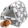 thumbnail image 1 of Jinsinto Rodent Sleeping Plush Small House Hamster Hammock Toy Bed House For Guinea Pig Rabbit Chinchilla Ferret 22*21, 1 of 5