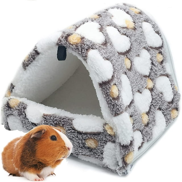 Jinsinto Rodent Sleeping Plush Small House Hamster Hammock Toy Bed House For Guinea Pig Rabbit Chinchilla Ferret 22*21