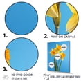 thumbnail image 3 of Designart "Daylight'S Yellow And Green Daffodils I" Daffodils Floater Framed Wall Art Prints, 3 of 5