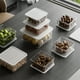 thumbnail image 1 of Stackable Refrigerator Cooler Sealed With Lid Kitchen Organizer Snacks Nut Box Food Storage Box Transparent, 1 of 9
