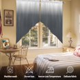 thumbnail image 5 of Swag Curtain Valances Grey Polka Dots Ombre Swag Valances for Kitchen Windows Gradient Gradual Color Short Topper Curtains Valance Tier Pair for Kitchen Bedroom Living Room Bathroom 28"x36", 5 of 8
