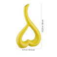 thumbnail image 4 of Ceramic Vase Yellow 1Set 5.89X1.57X10.22in, 4 of 5