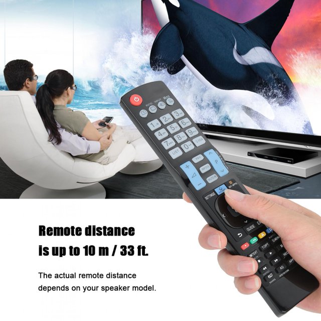 Control remoto ABS resistente al desgaste ANGGREK para televisión color negro para TV LCD AKB73615306 AKB72615379 AKB72914202