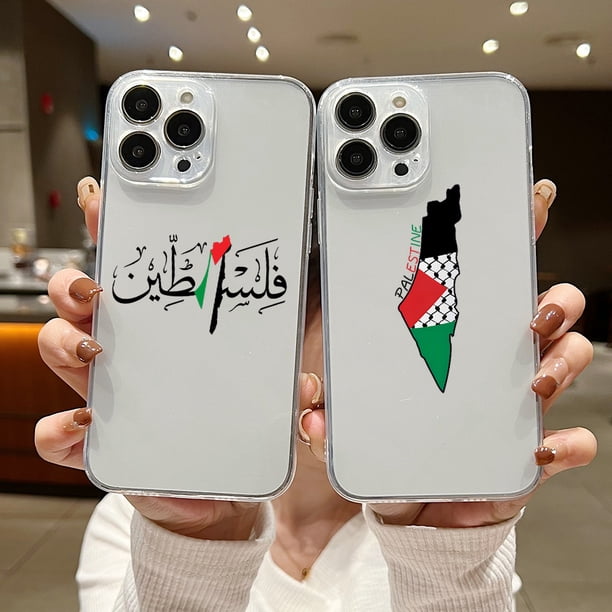 Palestine Flag Map Passport Phone Case For iPhone 16 15 14 13 12