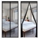 thumbnail image 3 of Mosquitera magnética para puerta de balcón, mosquitera con imán, el aire puede fluir libremente Puerta de protección contra insectos para puerta de balcón para puertas / patios / ventanas, color negro, 3 of 8