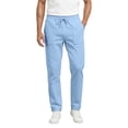 thumbnail image 2 of Mens Pants Stretch Relaxed Fit Solid Color Trousers with Pockets Slim Fit Workout Running Loose Pants Summer Clothing Blue Size M, 2 of 5