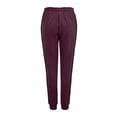 thumbnail image 6 of Audhol Comfy Sweatpants Women, Women's Fashionable Casual Thin High Waist Loose Sports Pants Comfortable High Waist Jogging Trousers with Pocket Casual Sweatpants Thin Sweatpants Women Wine XL, 6 of 6