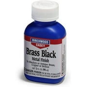 Birchwood Casey Brass Black Metal Touch up Finish, 3oz, for Use with Copper, Brass or Bronze in the Workshop, Home and Hobby.  Suitable for Firearms.