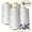 White, variant on AK Trading 4-Pack White All Purpose Sewing Thread Cones (6000 Yards Each) of High Tensile Polyester Thread Spools for Sewing, Quilting, Serger Machines, Overlock, Merrow & Hand Embroidery.