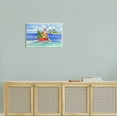 thumbnail image 2 of Stupell Industries Santa's Delivery Tropical Christmas Boat Painting Unframed Art Print Wall Art, Design by Paul Brent, 2 of 6