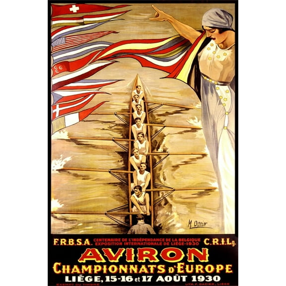 Art.com European Crew Competition Poster Art Print, 24" x 36"