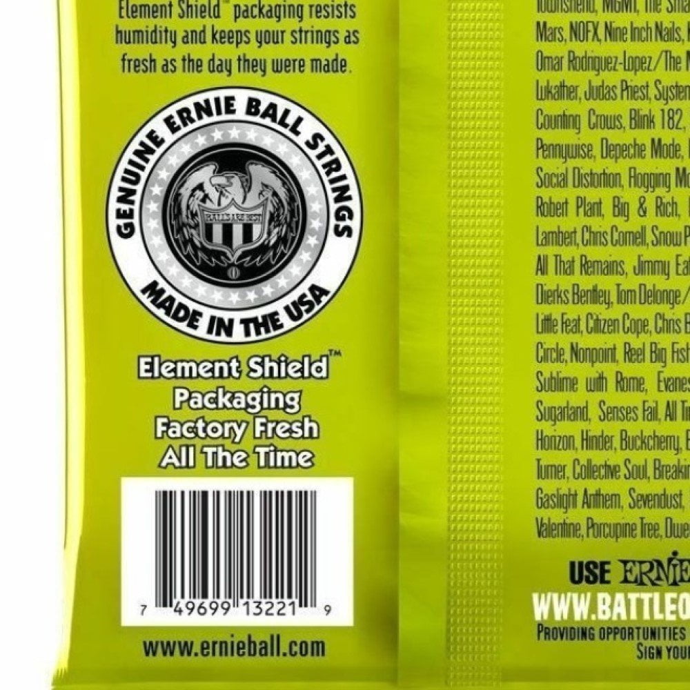 Ernie Ball Electric Guitar Strings 2221 Regular Slinky Nickel 10 To 46 2 Pack