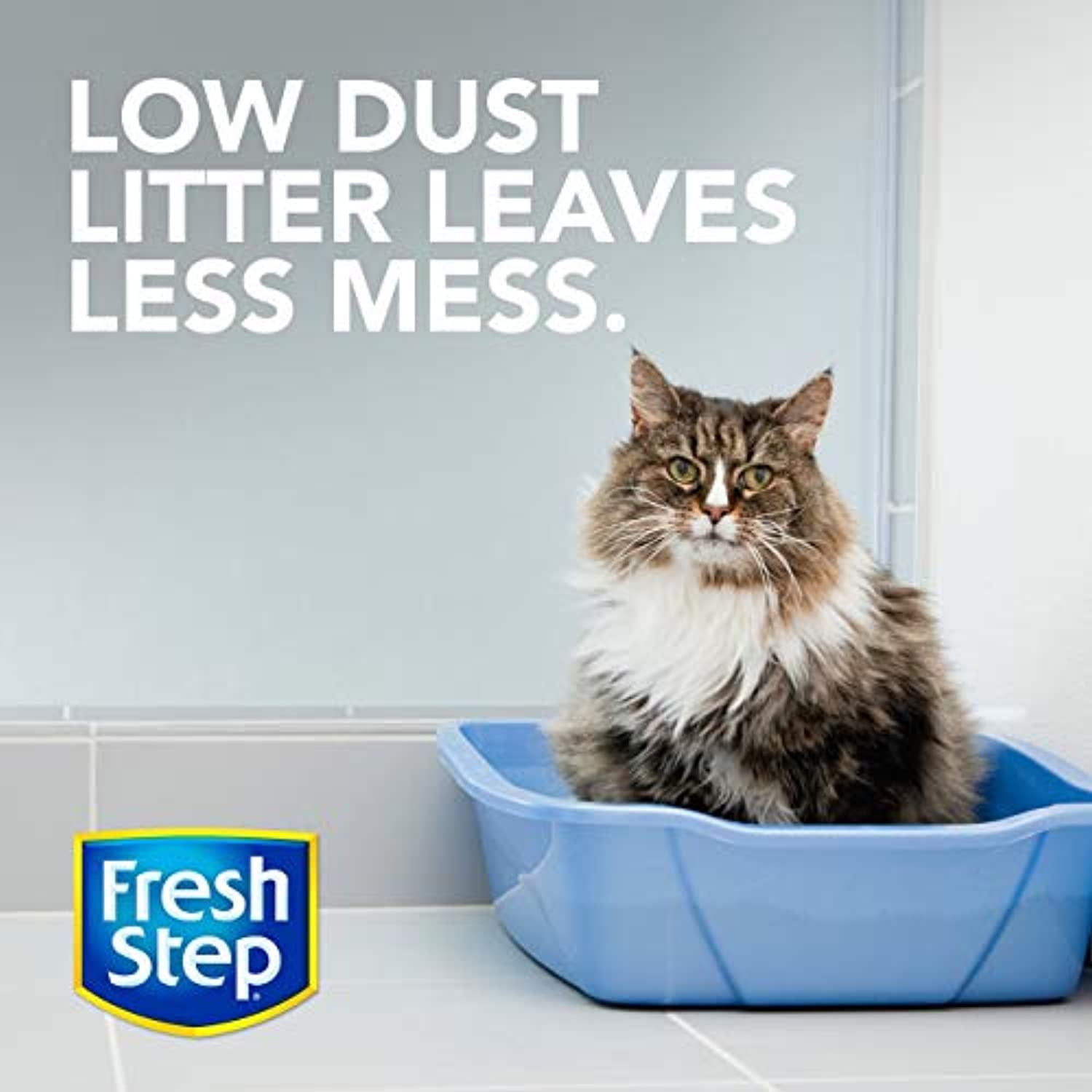 Fresh Step Extreme Scented Litter with the Power of Febreze, Clumping Cat Litter  Mountain Spring, 42 Pounds