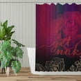 thumbnail image 2 of Rose Woman Shower Curtain for Adult Bathroom, Get Naked Valentine''s Day Anniversary Shower Curtain Set Waterproof Fabric Bathtub Curtain Art Decor with 12 Hooks, 72x72 inches, 2 of 6