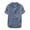 Navy, variant on WREESH Men's Casual Solid Color Button Down Shirts Short Sleeve with Round Collar Button Closure Hawaiian Shirts Khaki
