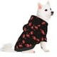 thumbnail image 2 of Fotbe Flamingo Sudadera con Estampado para Perros Pequeños – Suéter con Capucha para Mascotas, Tela Suave de Forro Polar con Bolsillo-Medium, 2 of 7