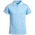 thumbnail image 4 of Beverly Hills Polo Club Girls' School Uniform Shirt – 3 Pack Short Sleeve Polo T-Shirt (Size: 4-16), 4 of 6