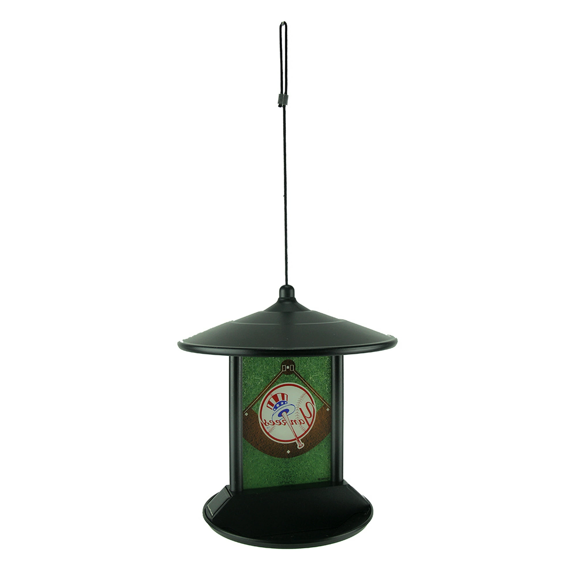 New York Yankees Logo Solar Powered Hanging Birdfeeder