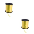 thumbnail image 2 of Naiovety Globo Curling Ribbon Wrap Carrete Correa Decorativa Fiesta de Navidad Decoración Cuerda Niños para decorar Accesorios Amarillo Amarillo 2piezas, 2 of 6