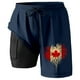 thumbnail image 3 of WILLBEST Pantalones Cortos Deportivos para Hombre, de Verano, con Estampado de Moda, de Doble Capa Interior, para Playa y con Bolsillo, 3 of 3