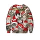 thumbnail image 4 of Suéter con estampado 3D divertido de gato 2024, suéteres navideños feos para hombres y mujeres, jerséis, sudaderas con capucha para fiestas navideñas, sudadera 3XL, 4 of 5