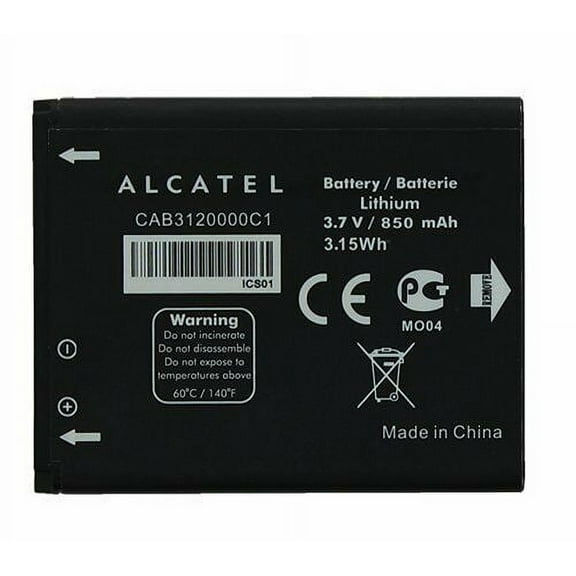 NEW Alcatel OT888A (ONE TOUCH) OEM 3.7V Lithium Cell Phone Battery 850 mAh QWERTY 3.15Wh