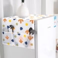 thumbnail image 1 of Household Refrigerator Anti-dust Cover, Multifunctional Hanging Storage Bag for Washing Machine Top, 1 of 10