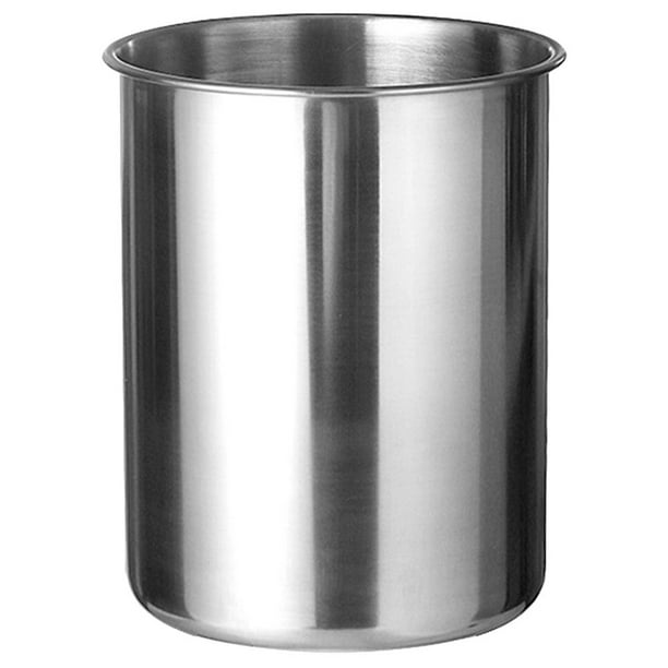 BRIGHTFUFU Cubo de hielo de acero inoxidable para bebidas, cubo de enfriamiento, soporte de cubo de hielo de Metal para barra de fiesta