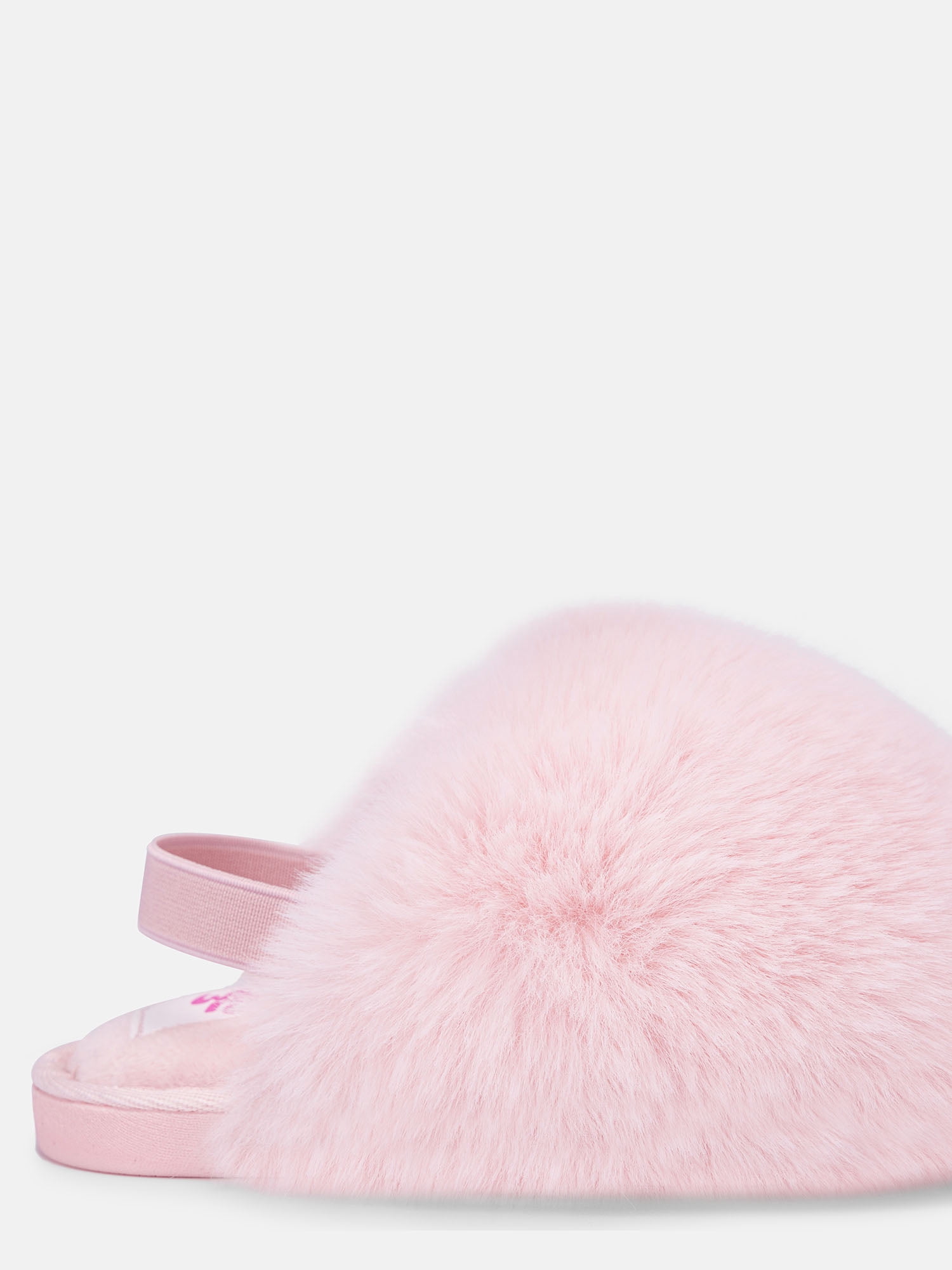 Wonder Nation Toddler, Little & Big Girls Faux Fur Puff Slippers