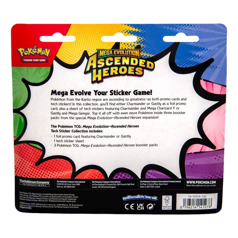 Pokemon Trading Card Game Mega Evolution 2.5 Ascended Heroes Tech