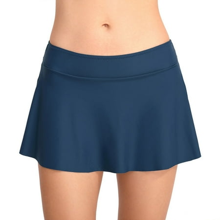 Women s Mid Waisted Bikini Bottoms Swim Briefs Beach Stretch Tights Culottes Sheer Swimsuit Cover up Pants Control Top Swim Bottoms for Women Board Shorts Men Maternity Swim Bottoms Pocket Womens